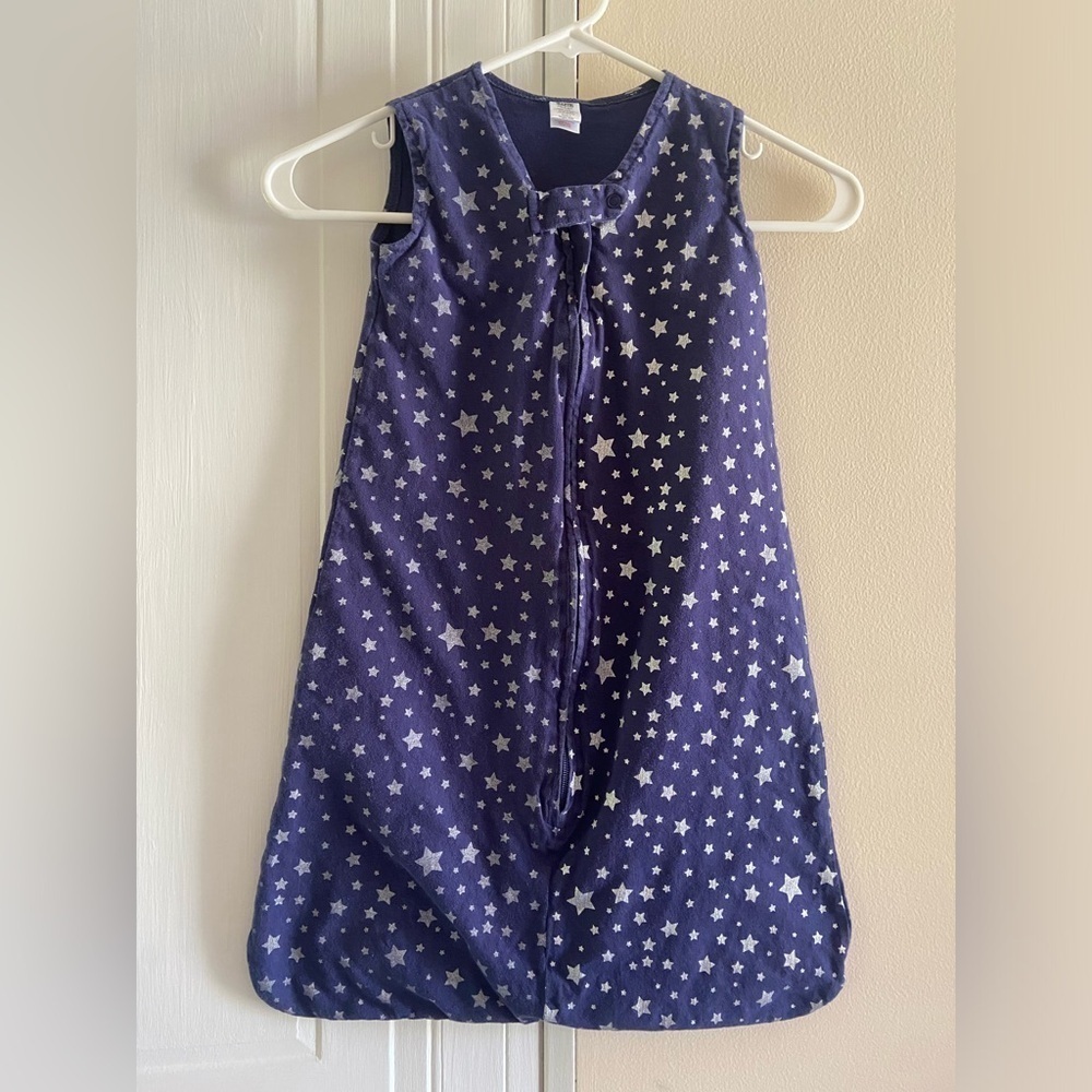 Hudson Baby sleeper sack Dark blue‎ stars Small 0-6months